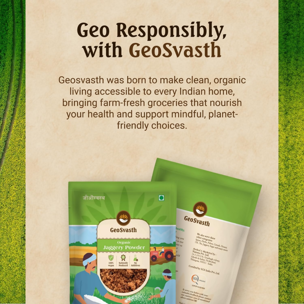 GeoSvasth Organic Jaggery Powder - Dista