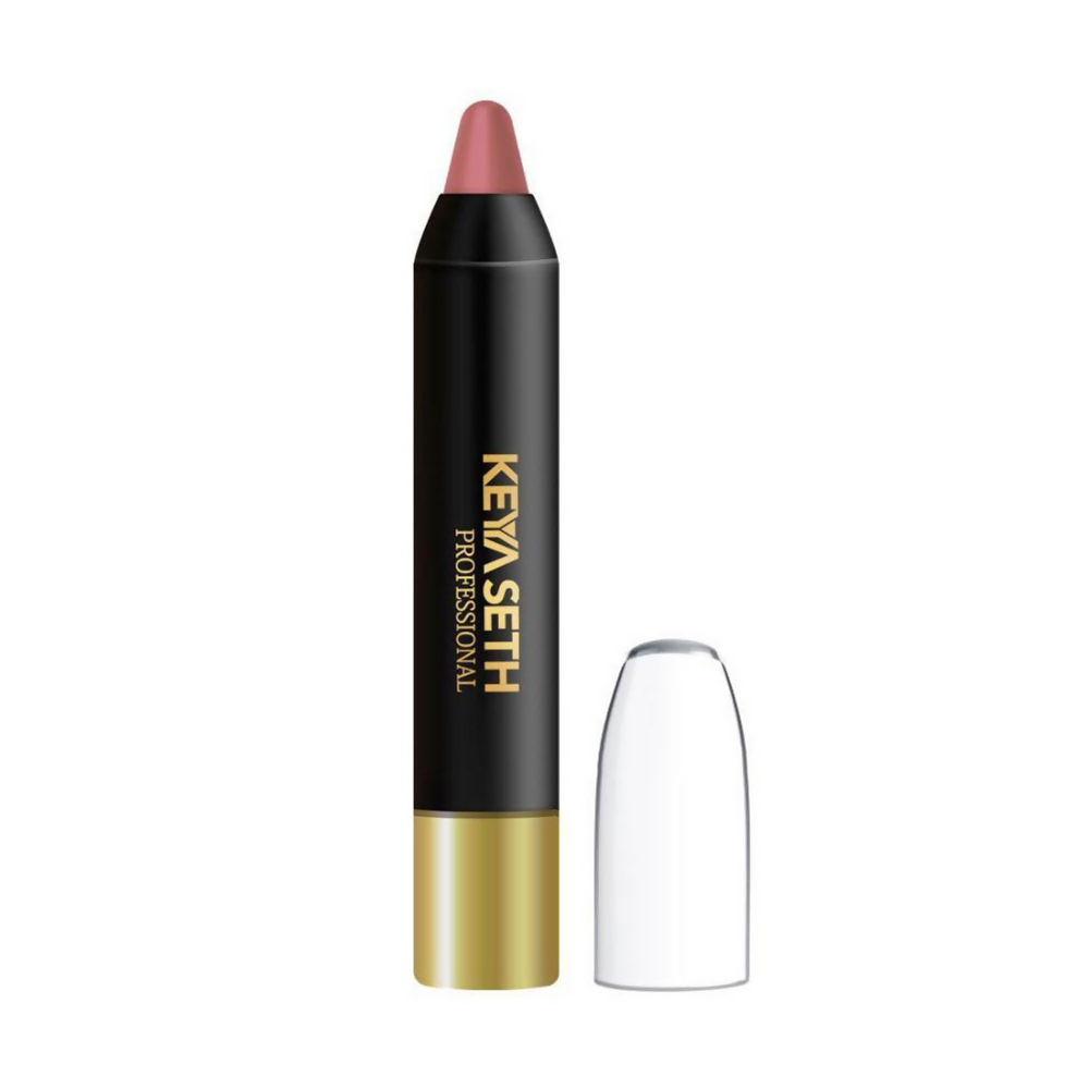 Keya Seth Aromatherapy Professional Matte Lip Pen - Dark Nude Pink - Distacart