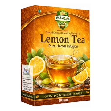 VedaRasa Premium Organic Lemon Instant Tea Premix Powder - Dista