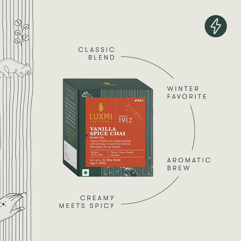 Luxmi Estates Vanilla Spice Chai Black Tea - Dista