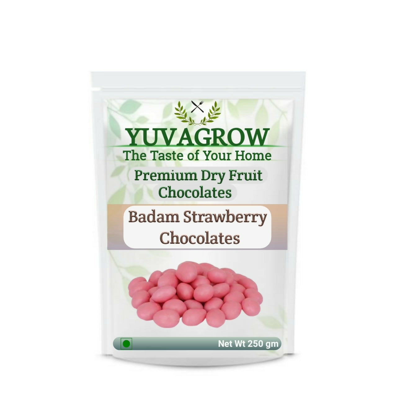Yuvagrow Badam Strawberry Chocolates - Distacart
