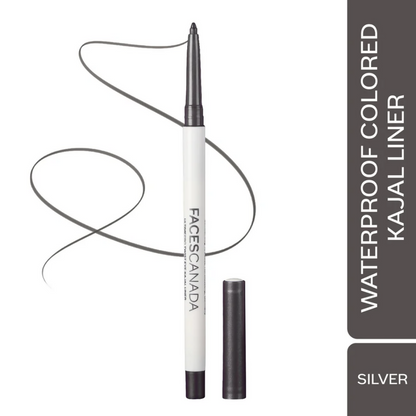 Faces Canada Ultime Pro Twist Eye Kajal Liner - Silver 01 - Distacart