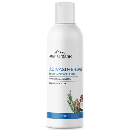Aravi Organic Adivasi Herbal Hair Growth Oil - Distacart