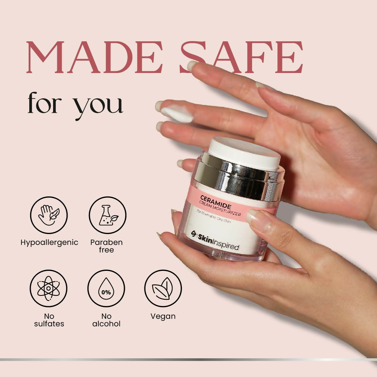 SkinInspired Ceramide Moisturizer Cream For Inflammation Barrier Repair