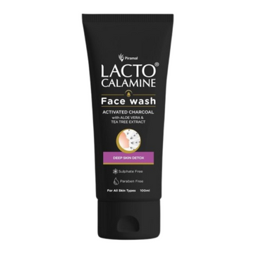 Lacto Calamine Activated Charcoal Face Wash - Distacart