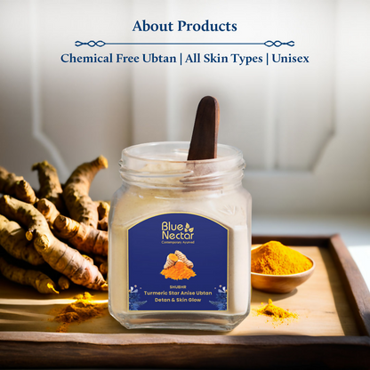 Blue Nectar Turmeric Star Anise Ubtan Face Pack - Distacart