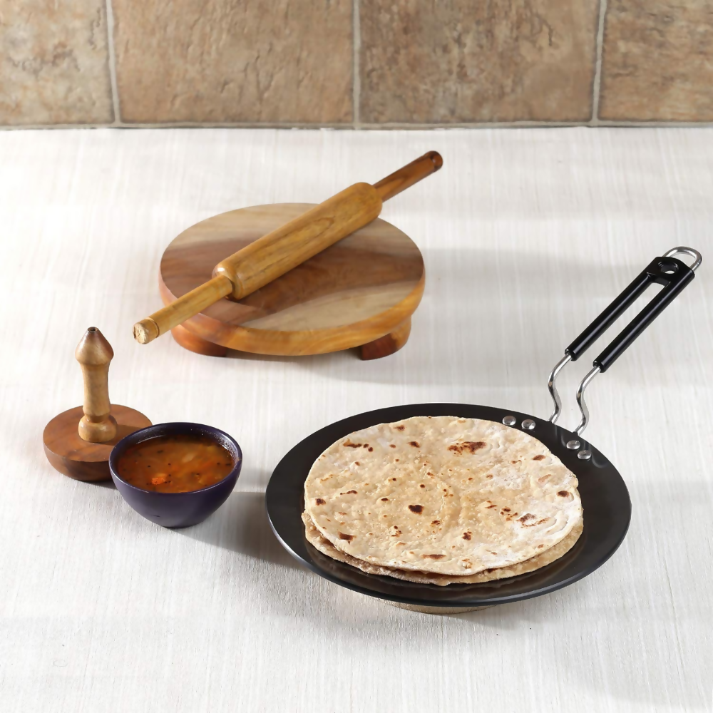 Vinod Black Pearl Plus Hard Anodised Roti/Paratha/Phulka Tawa - Dista