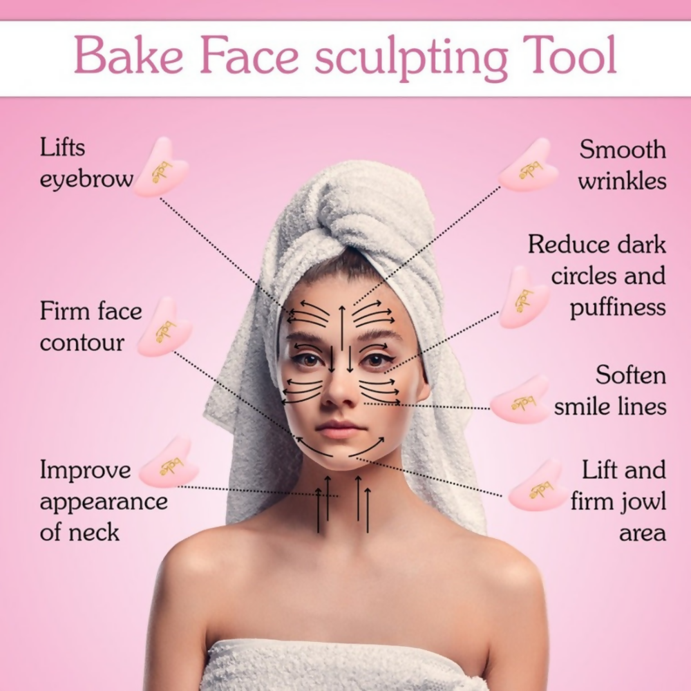 Bake Quartz Gua Sha Face Massage Tool - Distacart