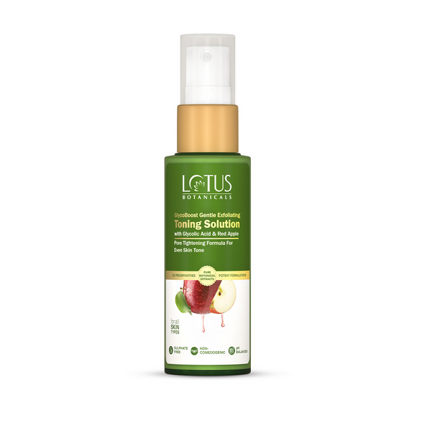 Lotus Botanicals GlycoBoost Gentle Exfoliating Toning Solution - Distacart