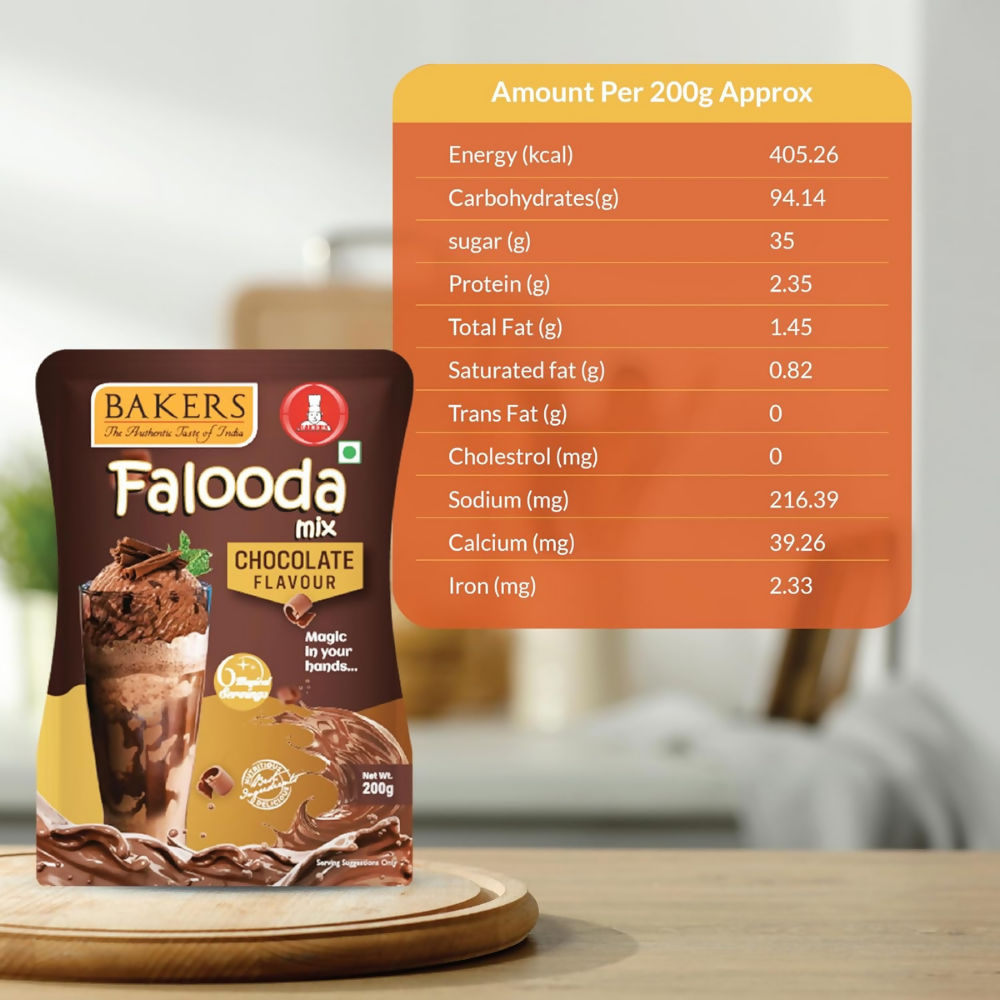 BAKERS Chocolate Flavored Falooda Mix - Dista