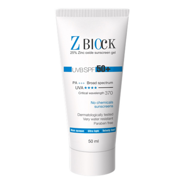 Z-Block 25% Zinc Oxide Sunscreen Gel - Distacart