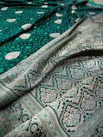 Thumbnail for Preksha Creation Banarasi Soft Silk Women Green Saree - Distacart