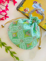 Thumbnail for Joban Fashion Potli Bags - Green