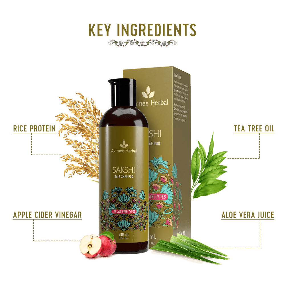 Avimee Herbal Sakshi Hair Shampoo - Distacart