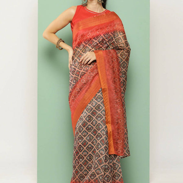 Ahalyaa Women's Traditional wear Saree - Green - Distacart
