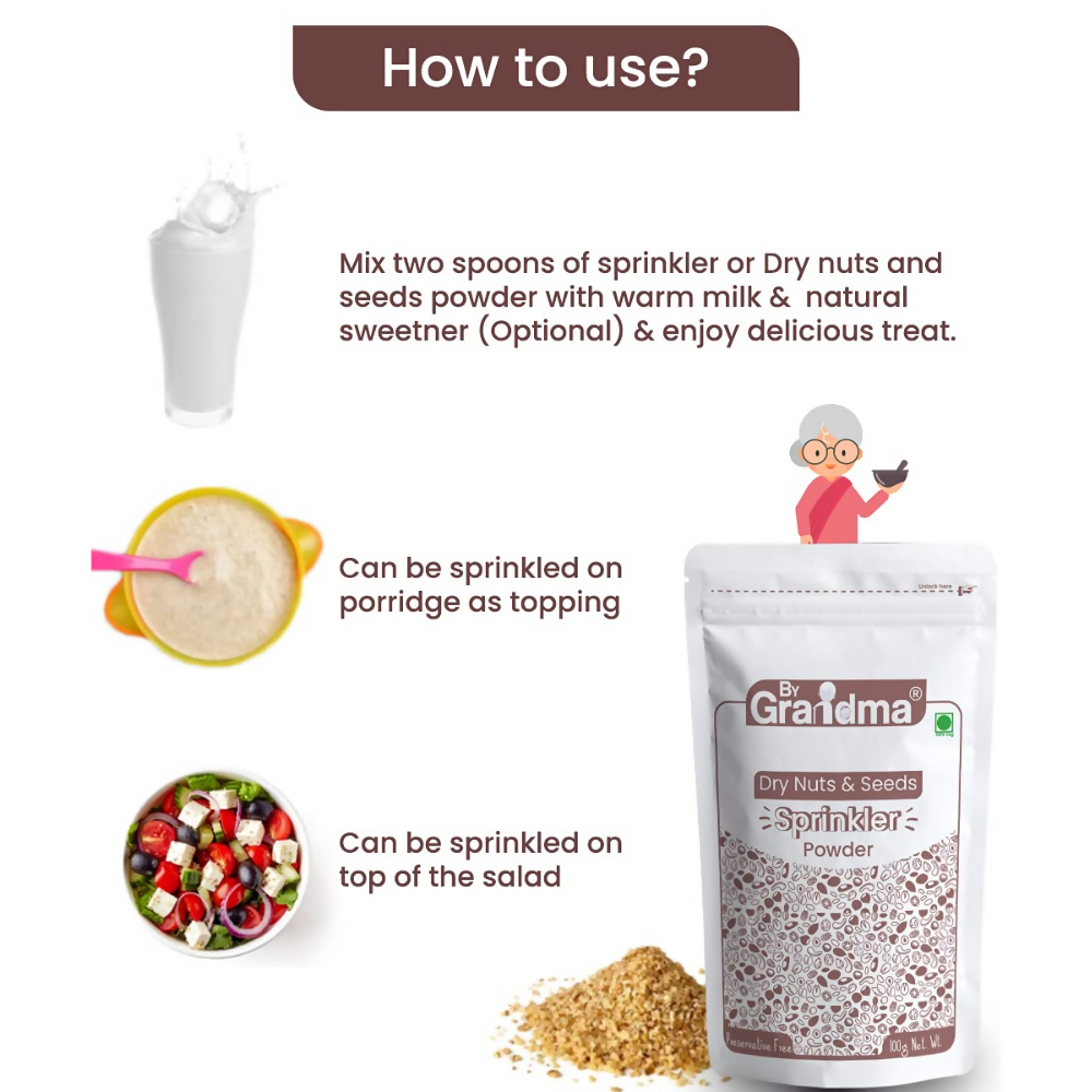 By Grandma Dry Nuts & Seeds Sprinkler Powder Mix - Distacart