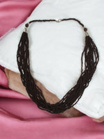 Thumbnail for Inhanns Bloom Handmade Beaded Only Necklace - 12 Layers - Coffee Necklace - Distacart