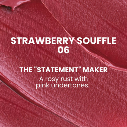 Typsy Beauty Pout Cloud Matte Lip Balm - Strawberry Souffle - Distacart