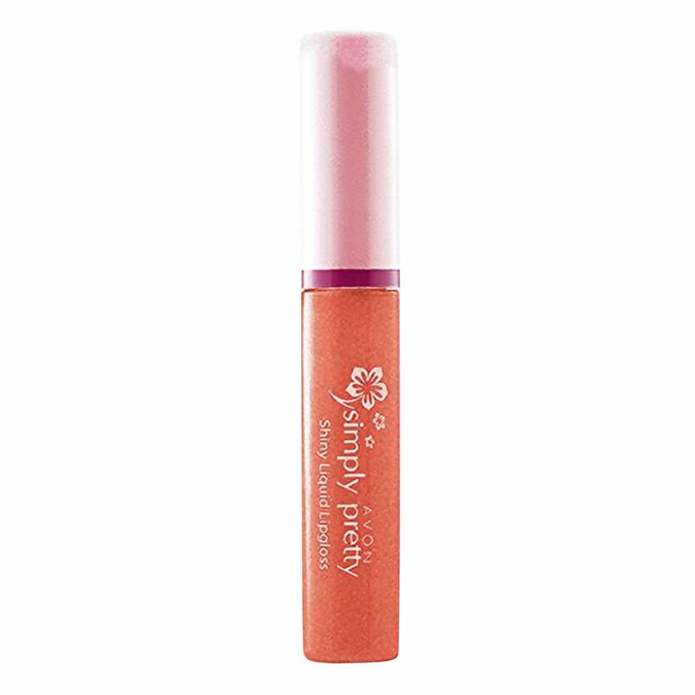 Avon Simply Pretty Shiny Liquid Lipgloss - Caramel Shine - Distacart