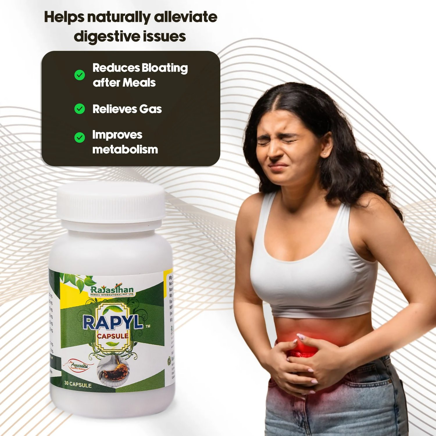 Rajasthan Herbals Rapyl Capsules - Dista