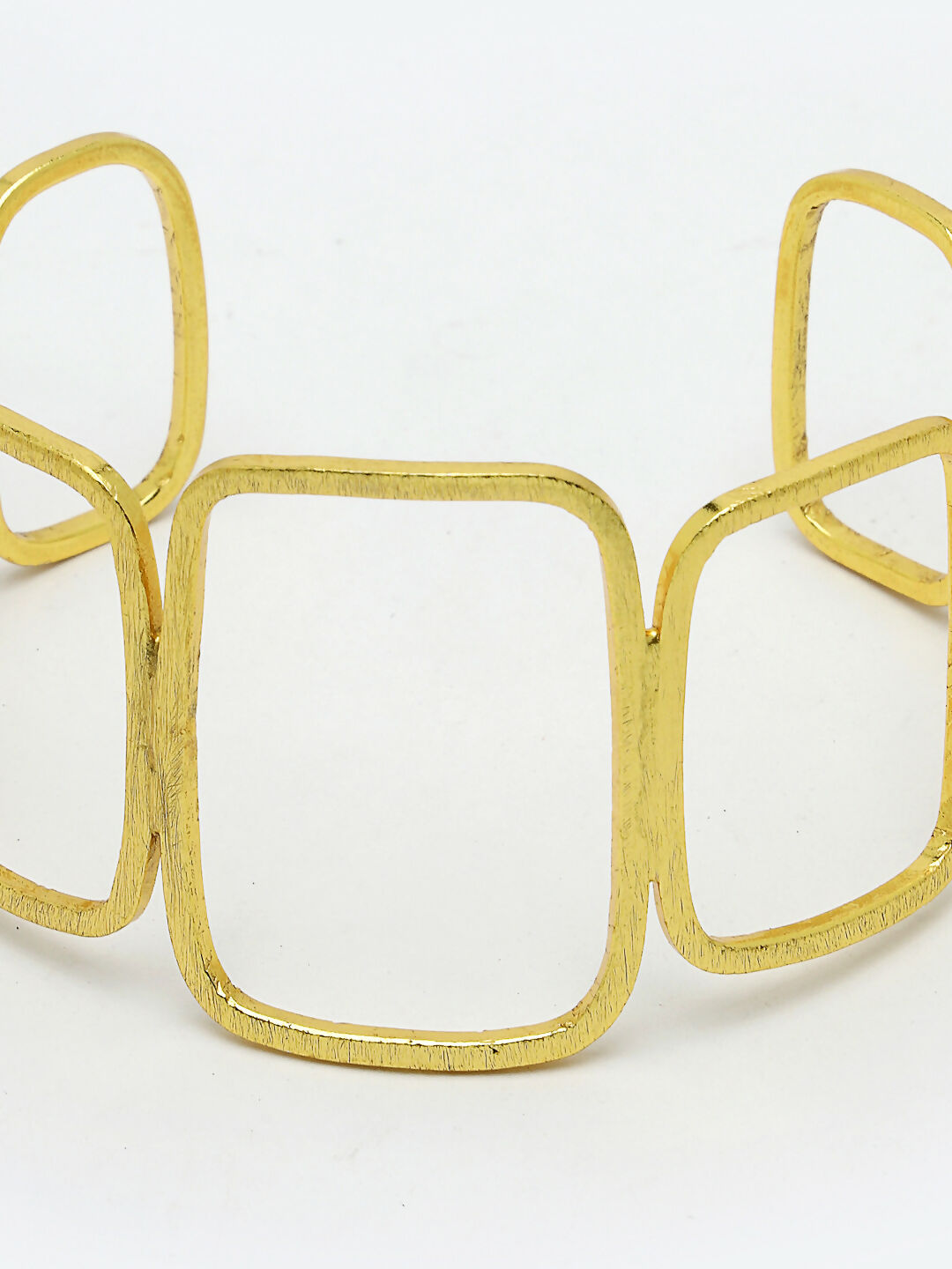 NVR Women Gold-Plated Western Cuff Bracelet - Distacart