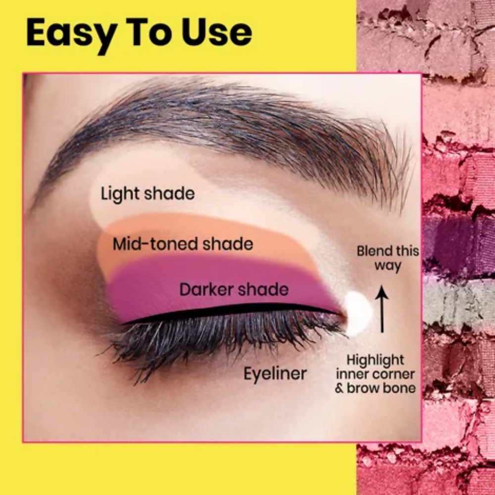 NY Bae Eye Love Eyeshadow Palette - Peppy Pinks 04