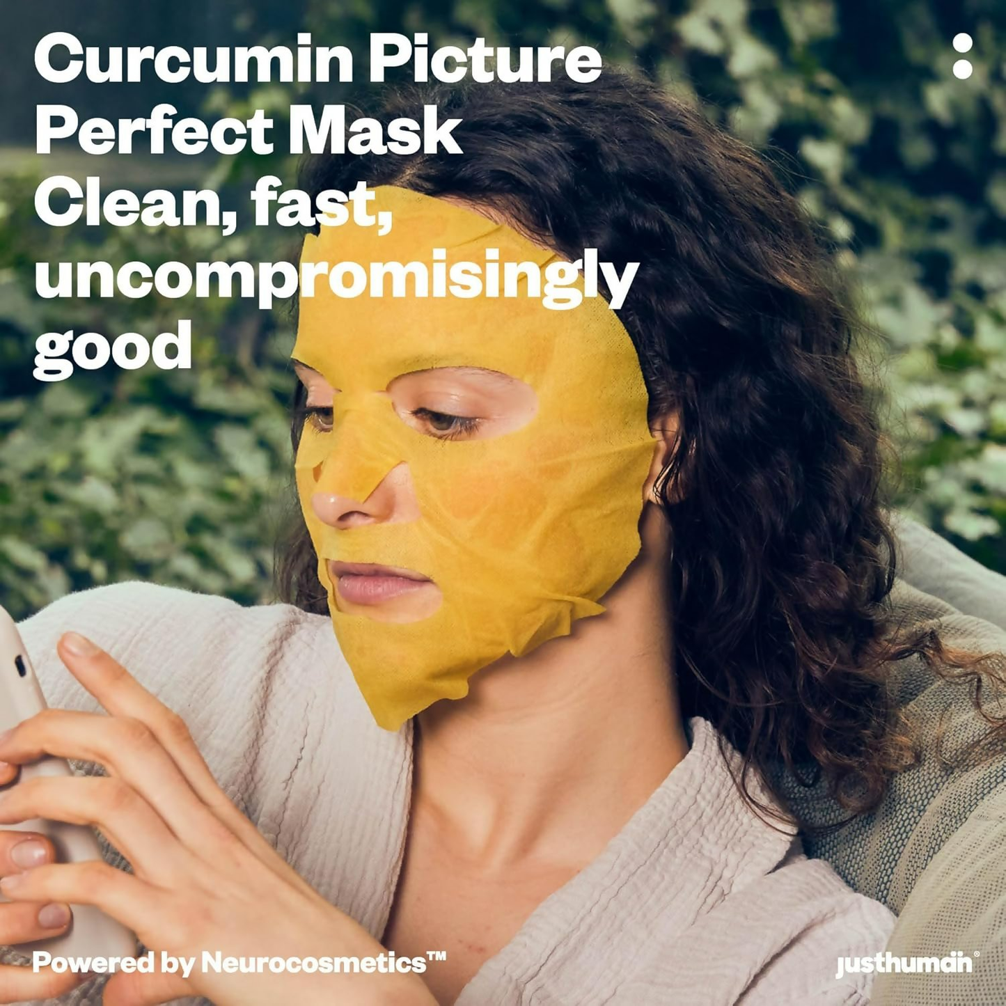 JustHuman Curcumin Picture Perfect Face Mask - Distacart