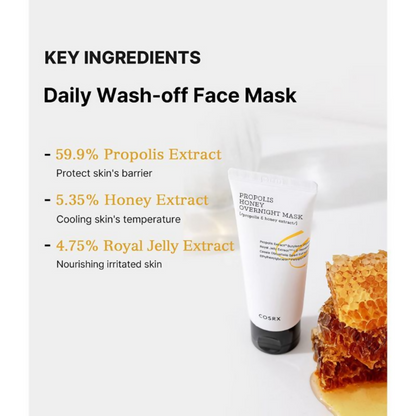 Cosrx Full Fit Propolis Honey Overnight Mask - Distacart