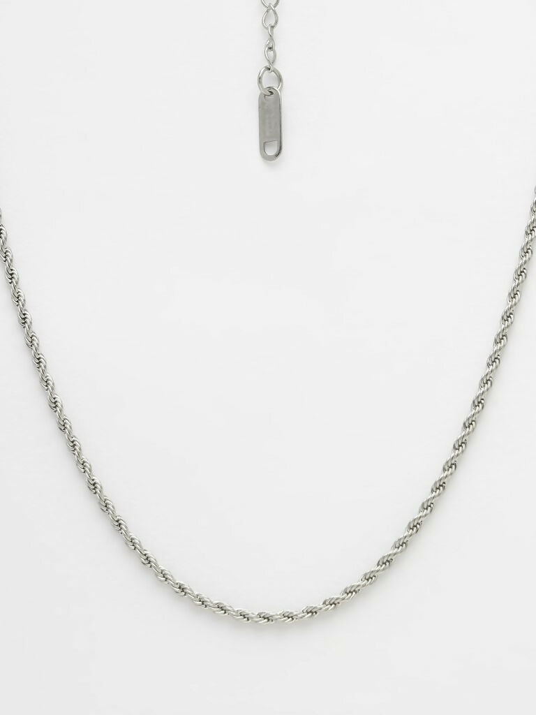 NVR Women's Silver-Toned German Silver Oxidised Chain - Distacart