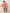 trueBrowns Pink Cotton Blend Short Dress
