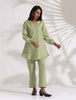 trueBrowns Green Cotton Blend Co-ord Set - Distacart