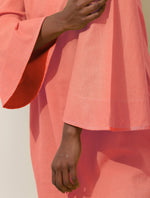 Thumbnail for trueBrowns Pink Cotton Blend Short Dress
