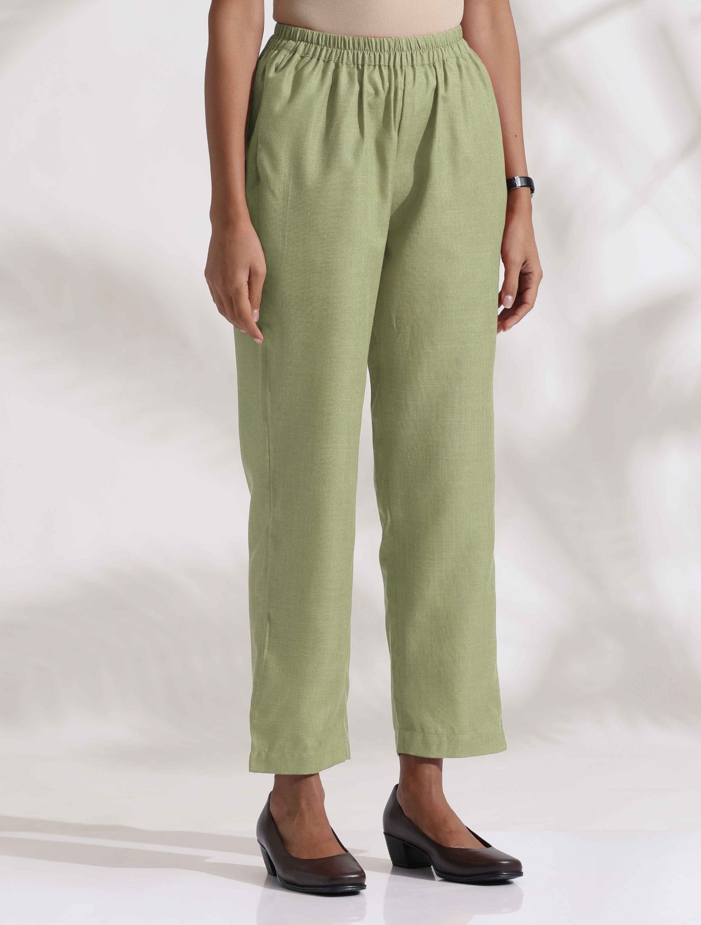 trueBrowns Green Cotton Blend Co-ord Set - Distacart