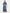 Aniyah Rayon Block Print Blue Straight Kurta Palazzo Set