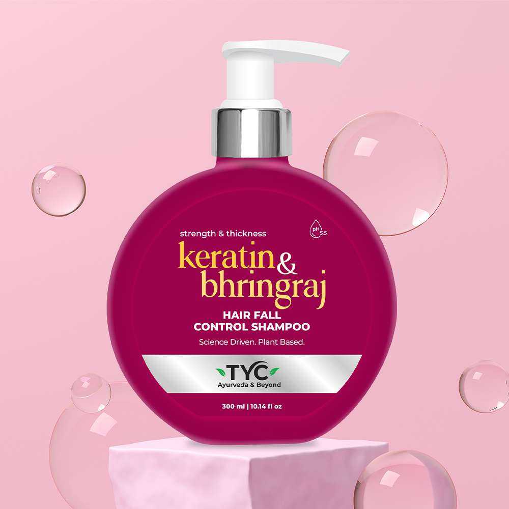 TYC Hair Fall Control Shampoo - Keratin + Bhringraj - Dista