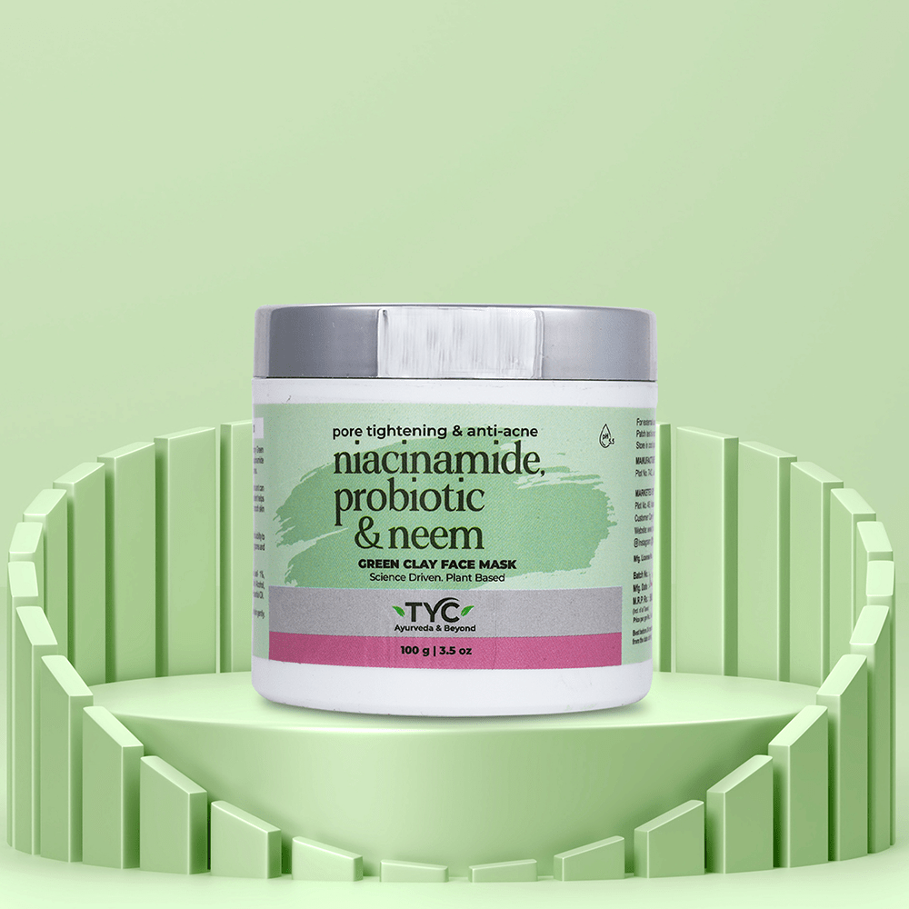 TYC Green Clay Face Mask For Men & Women - Dista
