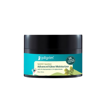Pilgrim Glow Moisturizer Face Cream With Niacinamide & Vitamin C For Glowing Skin, Dry Skin Hydration, Non-Greasy - Distacart