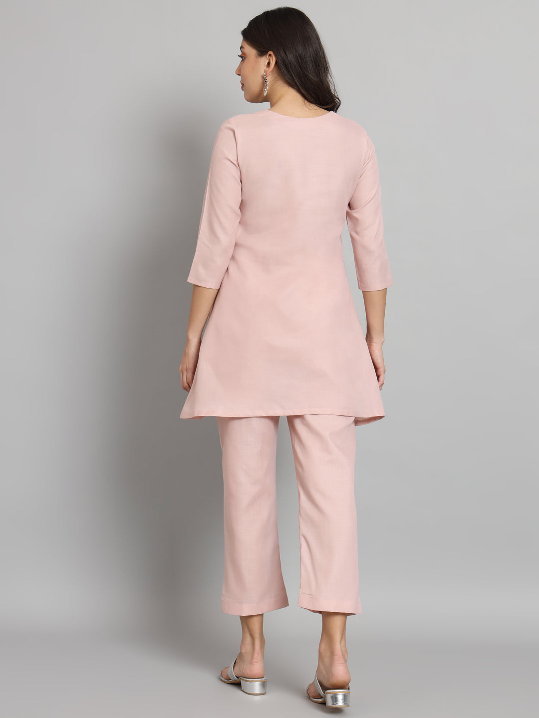 Fab Fashion Rosy Pink Co-Ord Set - Distacart