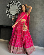 Thumbnail for Lehenga Mart Glamorous Designer Lehenga Choli for Bridal and Bridesmaids Wedding Wear Choli - Distacart