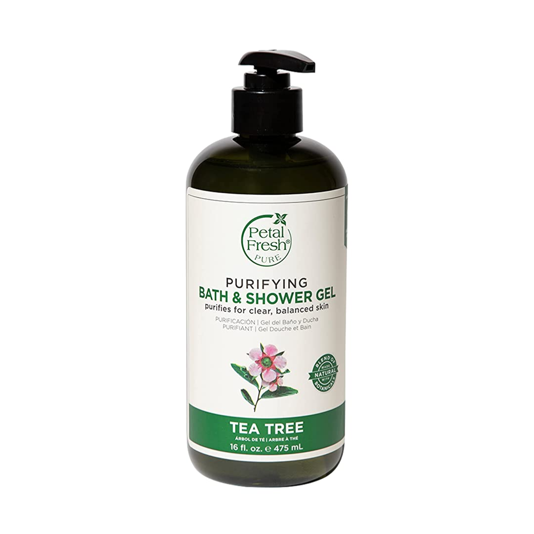 Petal Fresh Pure Purifying Bath and Shower Gel with Organic Tea Tree - Distacart