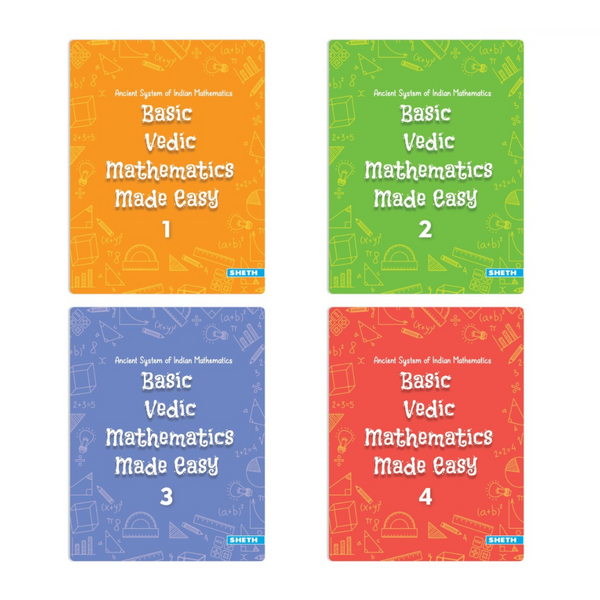 Basic Vedic Mathematics| Set of 4| Maths Book| Ages 6-10 Years - Distacart