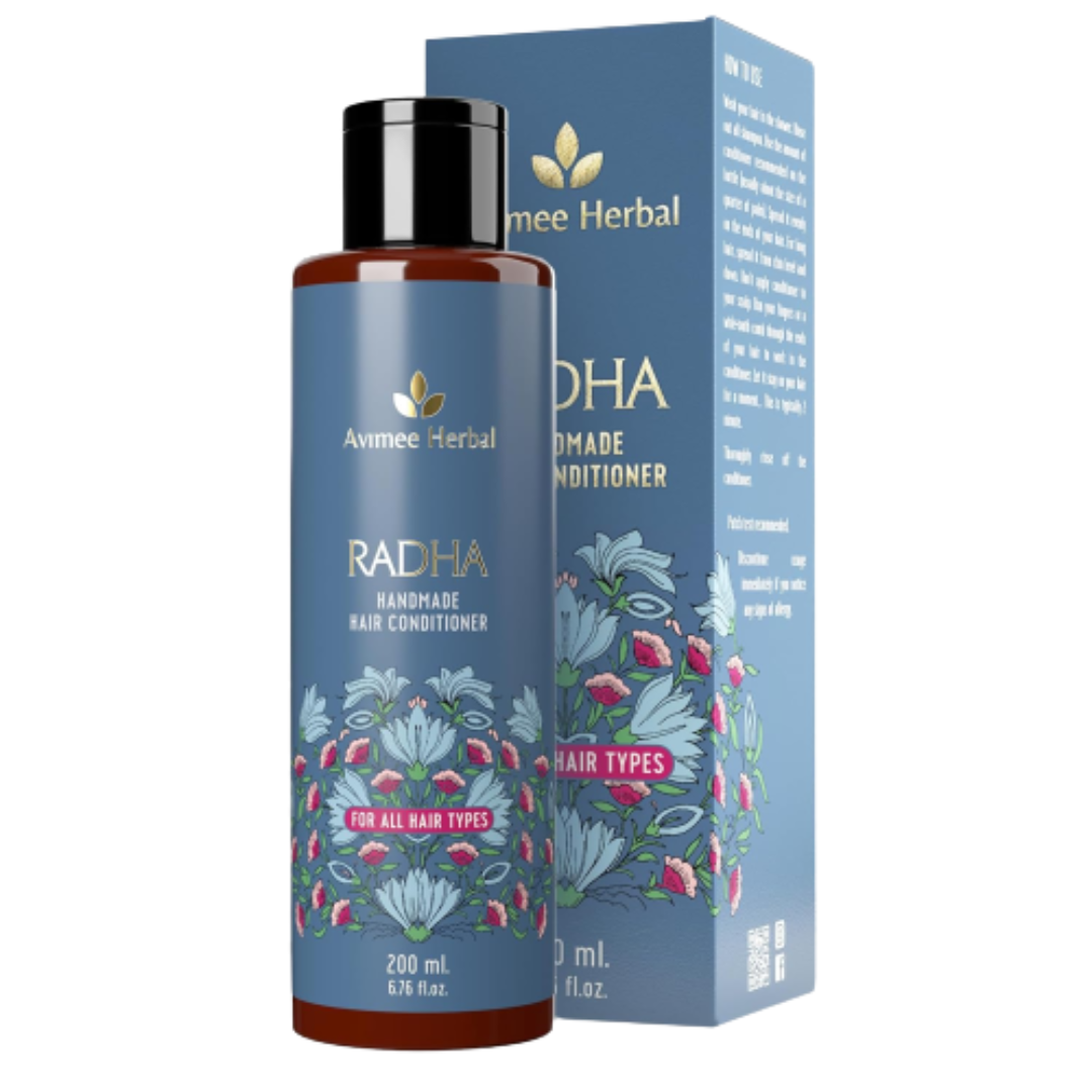 Avimee Herbal Radha Hair Conditioner For All Hair Type - Distacart