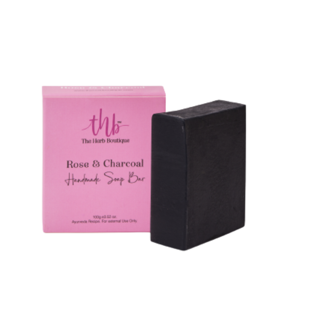 The Herb Boutique Rose And Charcoal Sugar Soap Bar - Distacart
