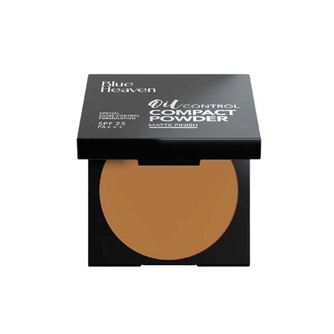 Blue Heaven Oil Control Compact Powder Matte Finish SPF 25 PA+++ Toffee - Distacart