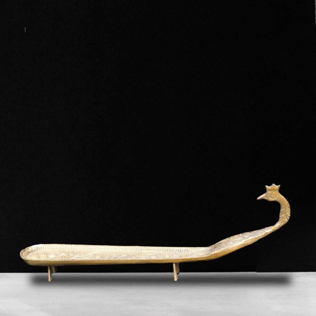 Brass Peacock Agarbatti Holder - Distacart