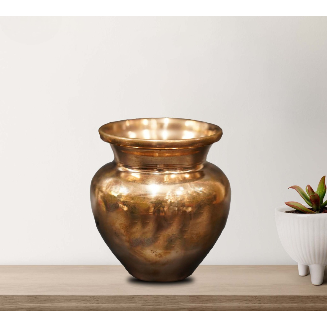 Copper Kalash Lota - Embrace Sacred Indian Traditions - Distacart
