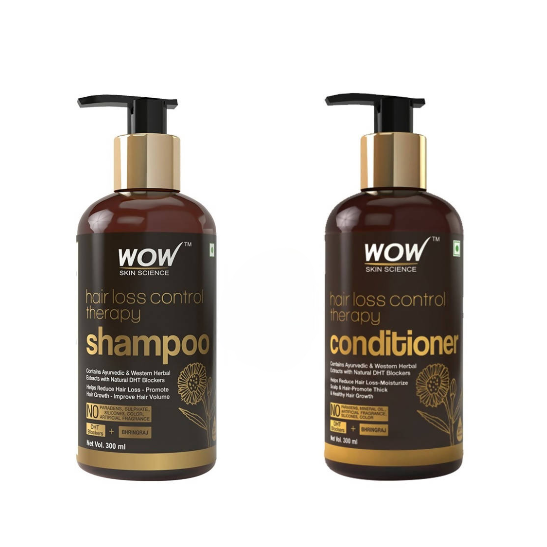 Wow Skin Science Hair Loss Control Therapy Shampoo & Conditioner - Distacart