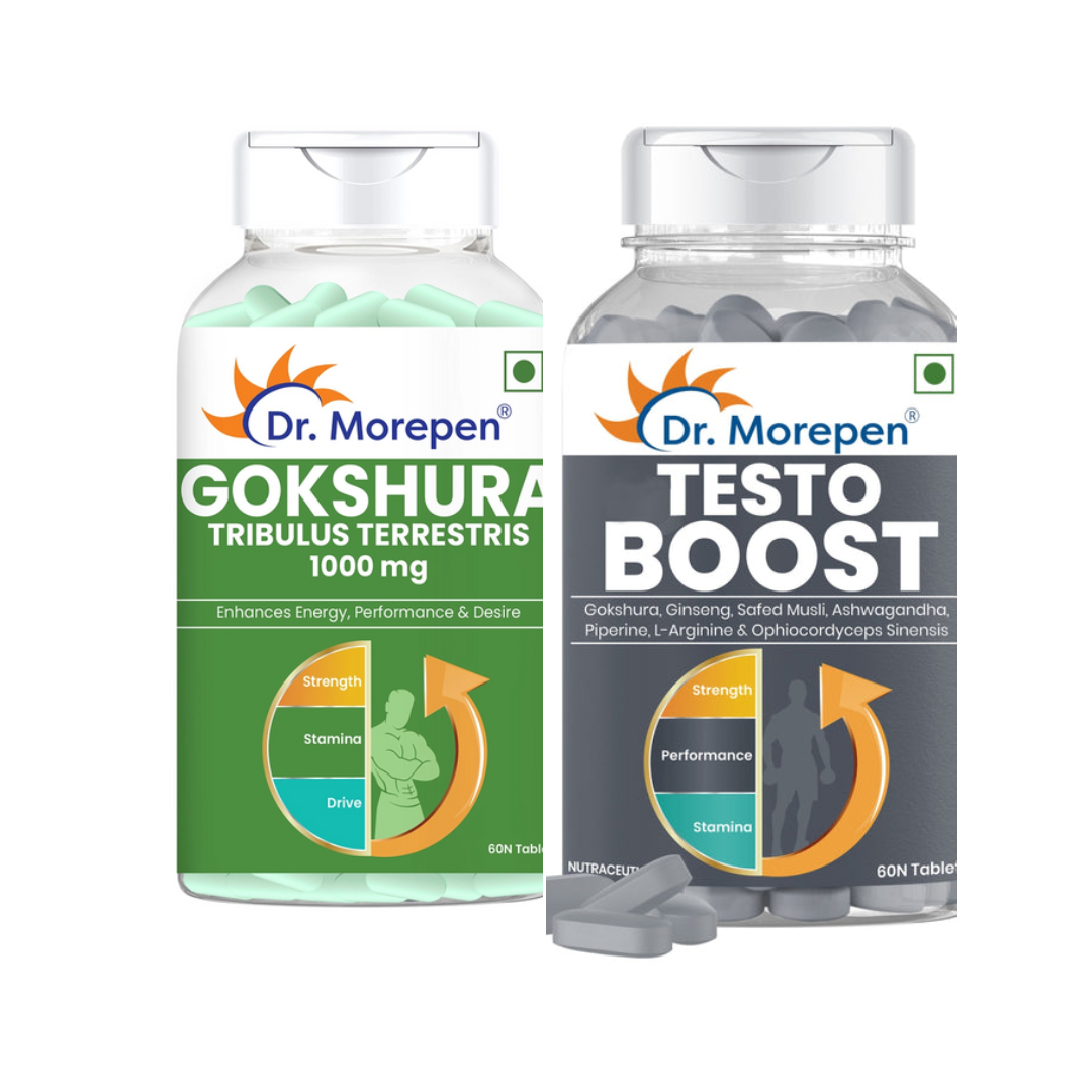 Dr Morpen Gokshura & Testo Boost -Performance Combo Pack - Distacart
