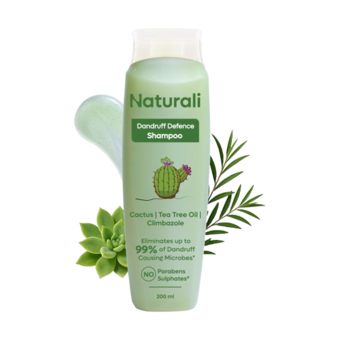 Naturali Dandruff Defence Shampoo with Tea Tree Oil & Cactus Extracts - Distacart