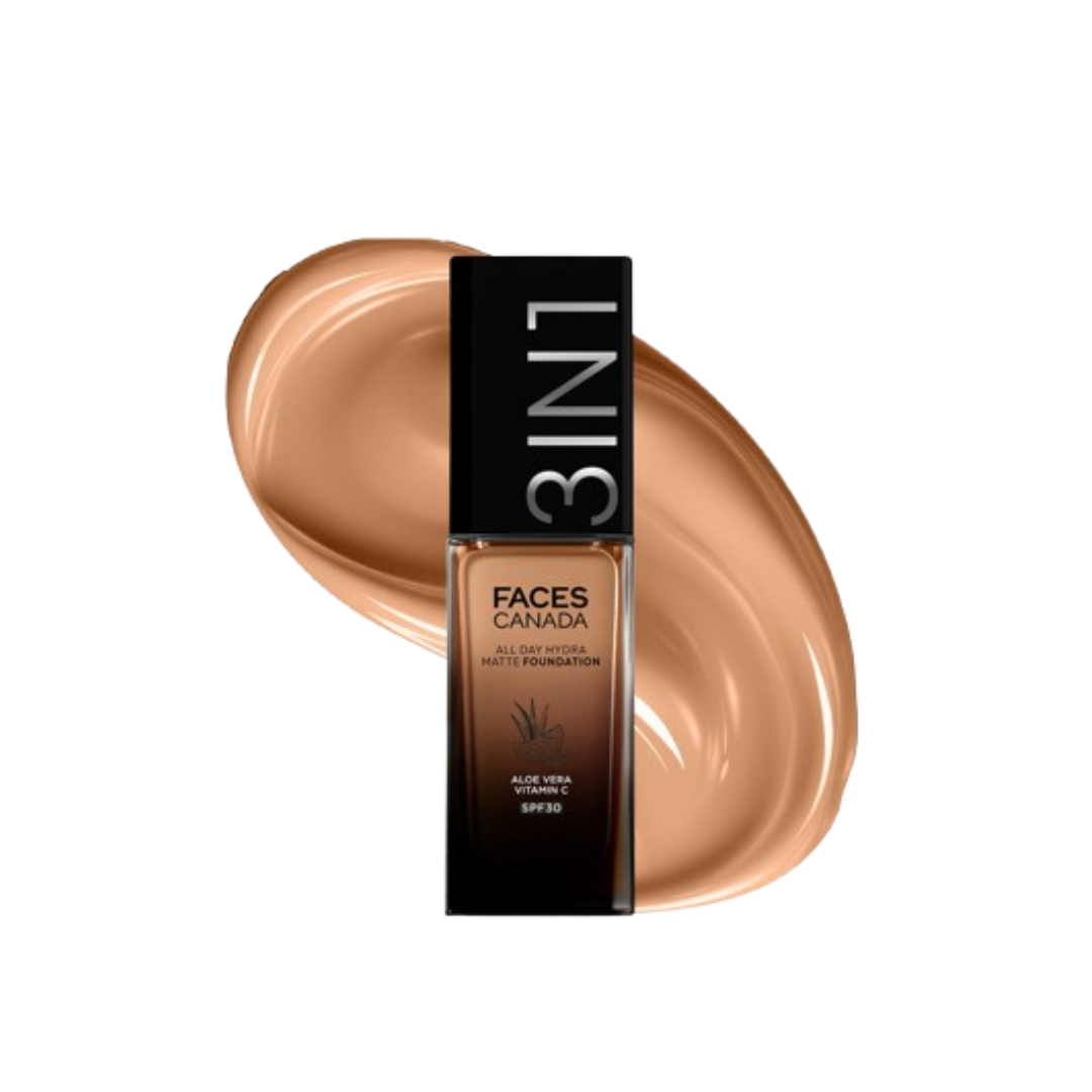 Faces Canada All Day Hydra Matte Foundation-Warm Sand 042 - Distacart
